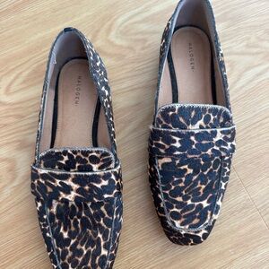 Halogen Genuine Calf Hair Loafers